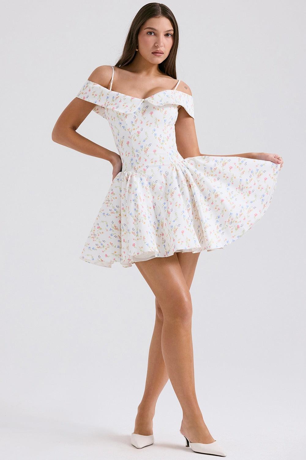 Robe champetre courte