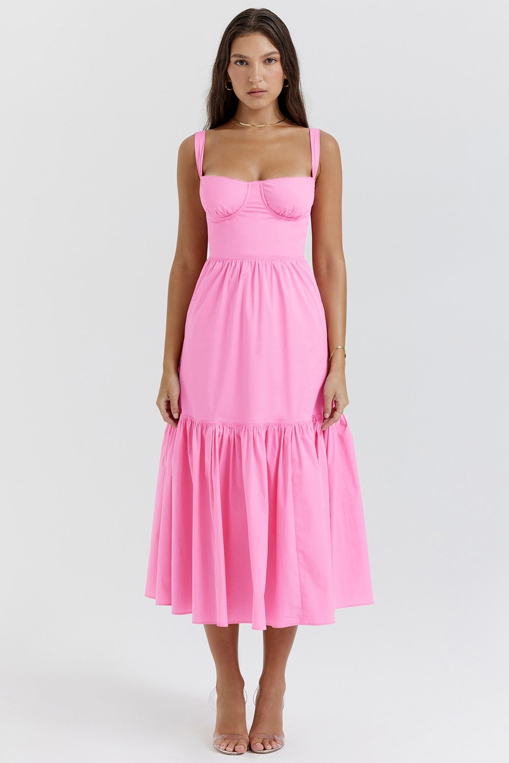 Robe rose boheme