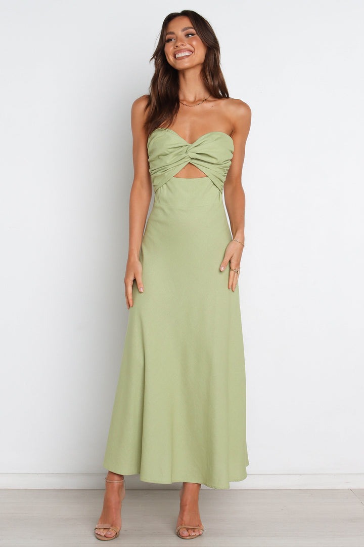 Robe vert sauge demoiselle d'honneur
