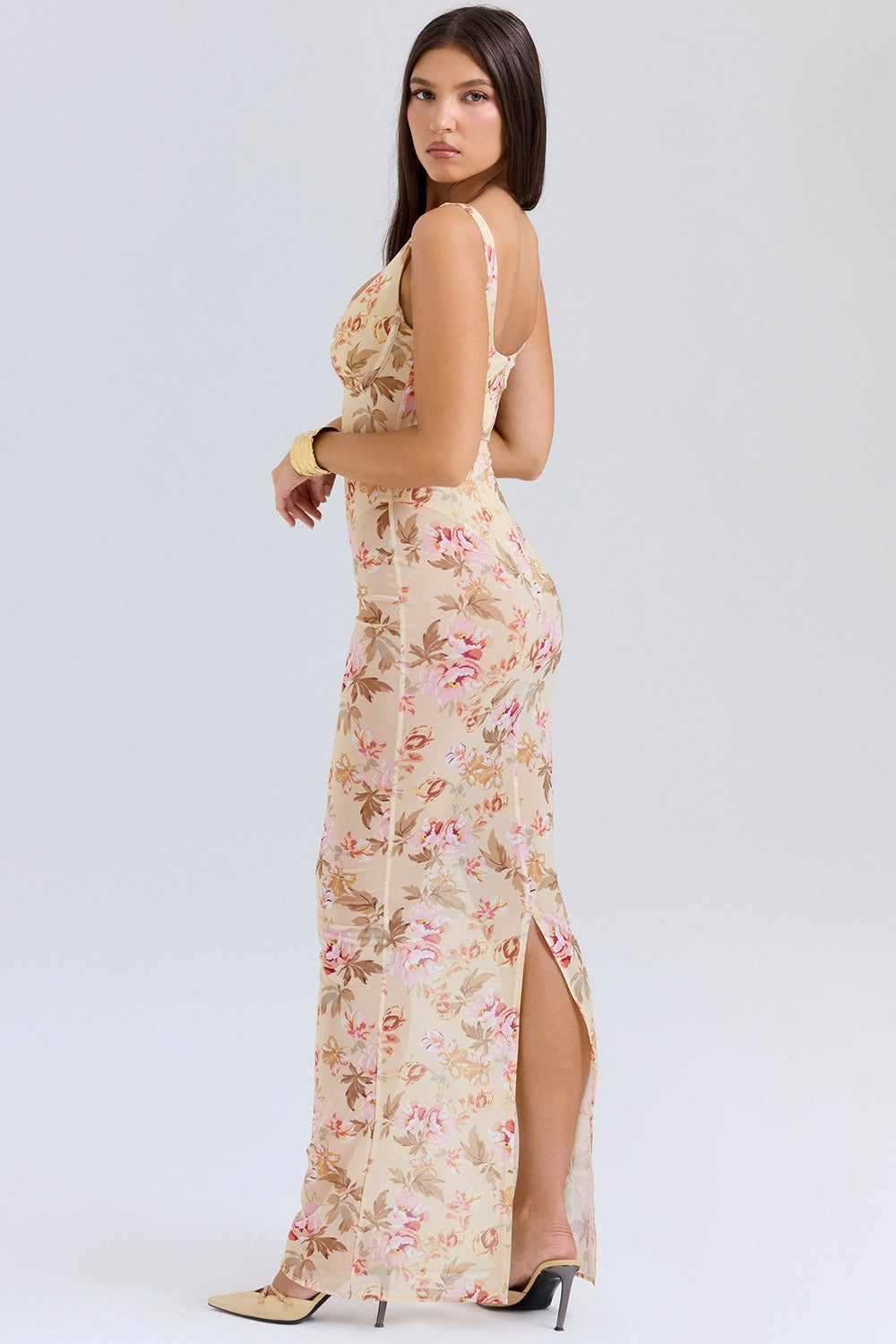 robe fleurie vintage